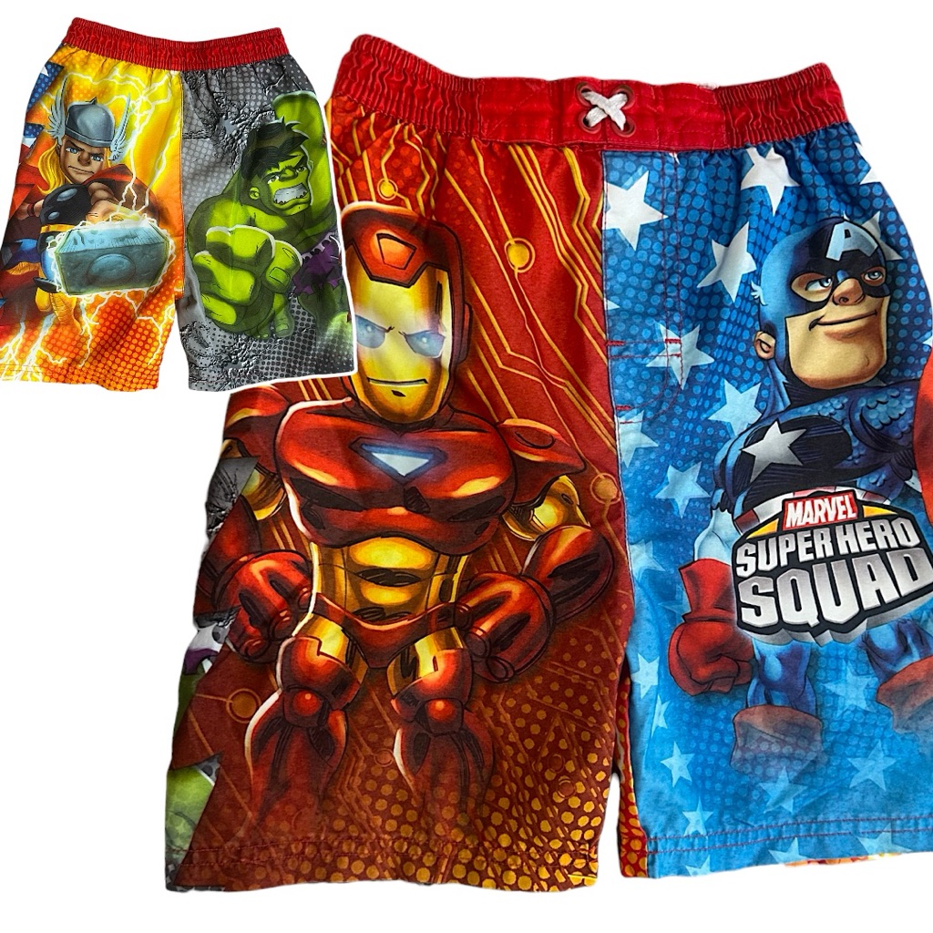 Marvel Toddler Boy Swim Trunks Swim Trunks Swim Shorts 4t